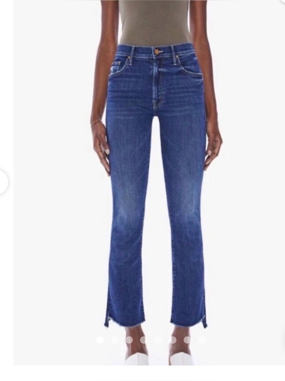 MOTHER The Insider Step Crop Fray